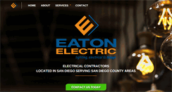 Desktop Screenshot of eatonelectricinc.com