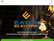 Tablet Screenshot of eatonelectricinc.com